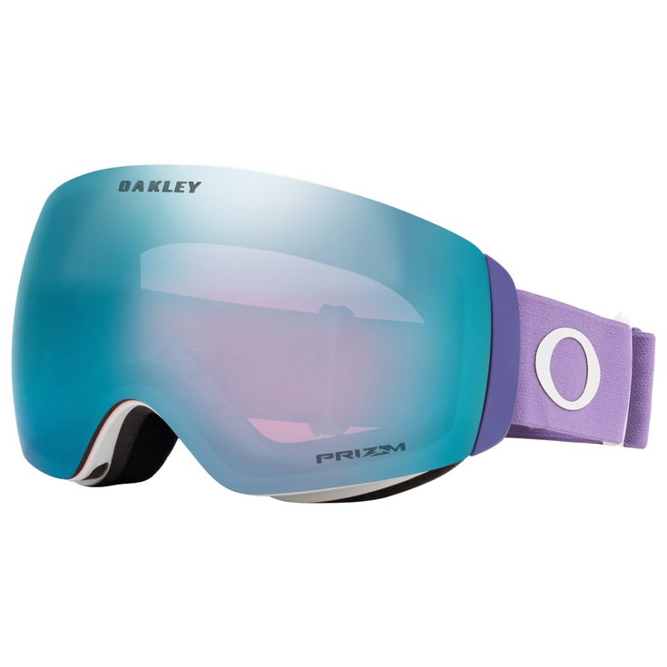 Oakley Masque de Ski Flight Deck M Lilac Prizm Sapphire Iridium Présentation