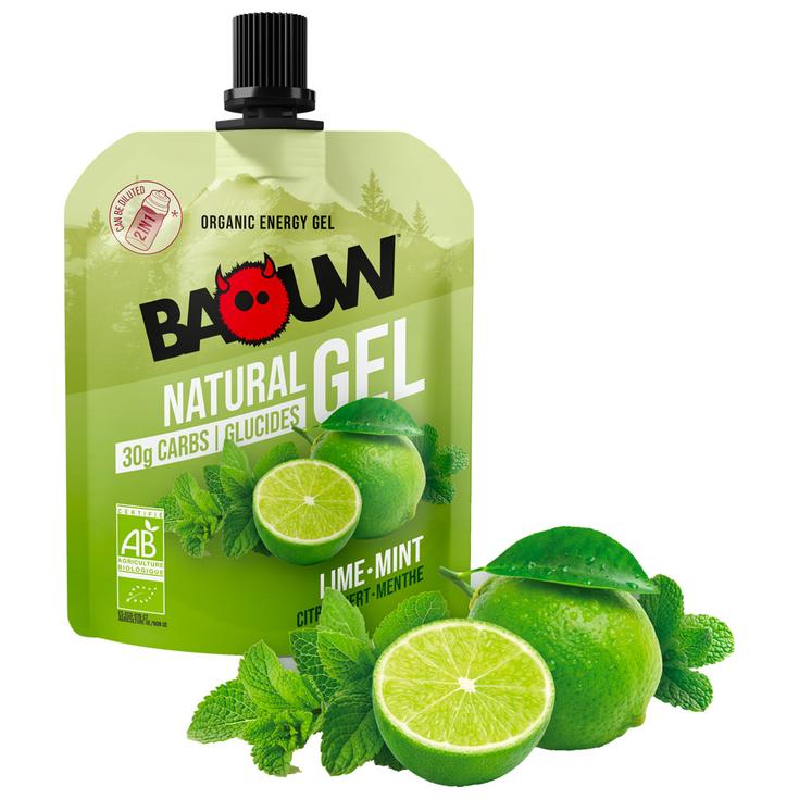 Baouw Gel energético Gel Naturel Bio 85 g Citron Vert Menthe Presentación