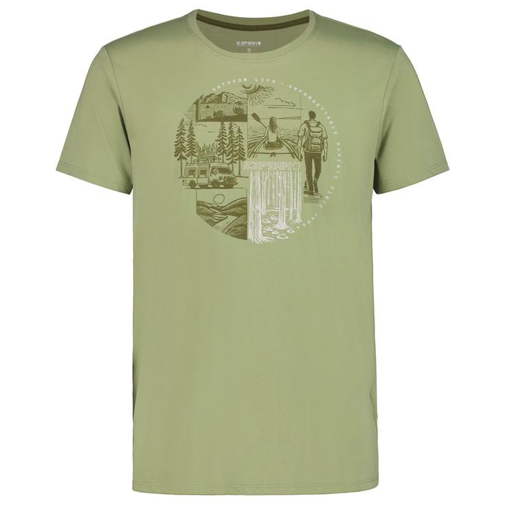 Icepeak Tee-shirt de rando Beeville Vert Clair Présentation