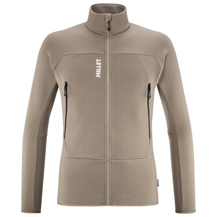 Millet Fleece Fusion Grid Jkt M Beige Präsentation