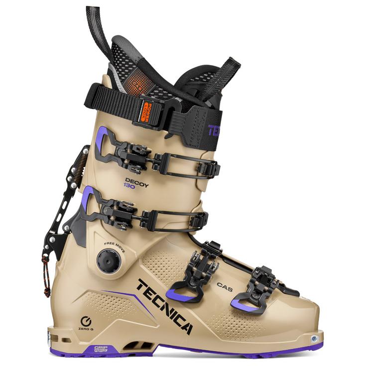 Tecnica Chaussures de Ski Randonnée Zero G Decoy 130 Gw Sand Côté