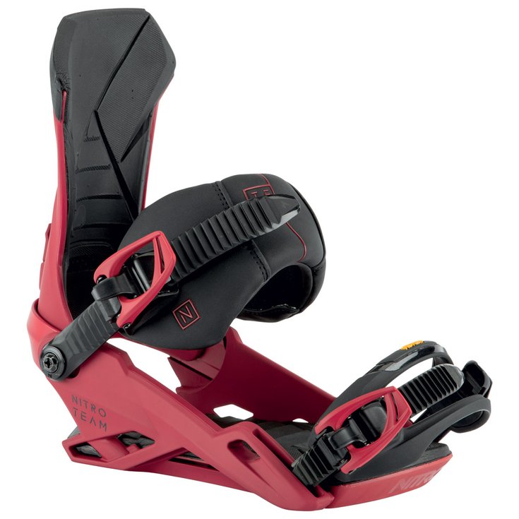 Nitro Snowboard Binding Team Red Overview