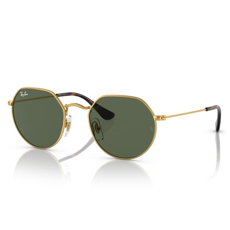 Ray Ban Lunettes de soleil Jack Kids Polished Arista Gold Green Présentation
