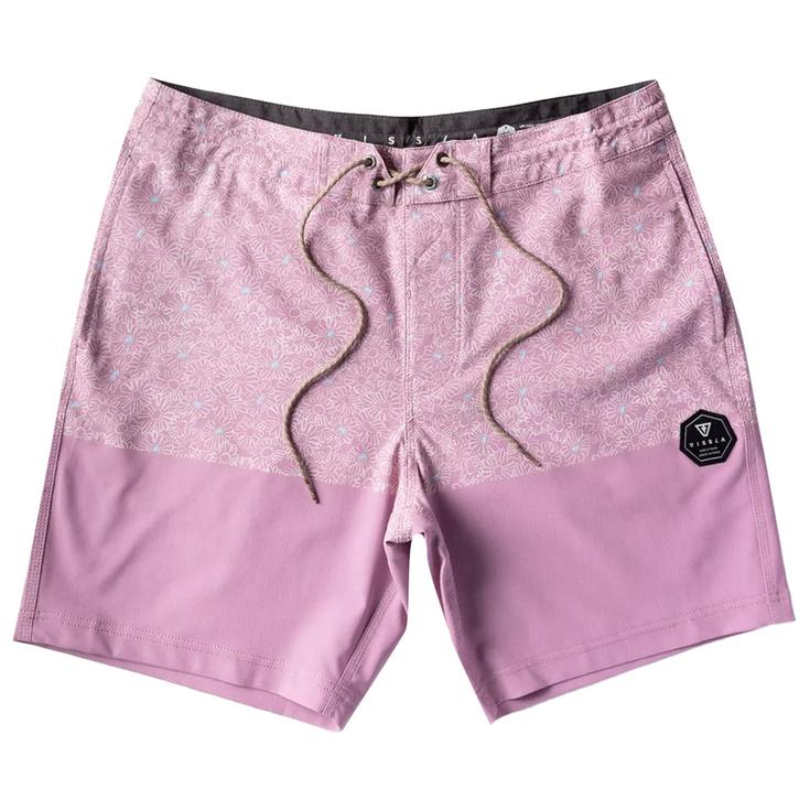 Vissla Badeshort Lazy Daisy 17.5" Plum Präsentation