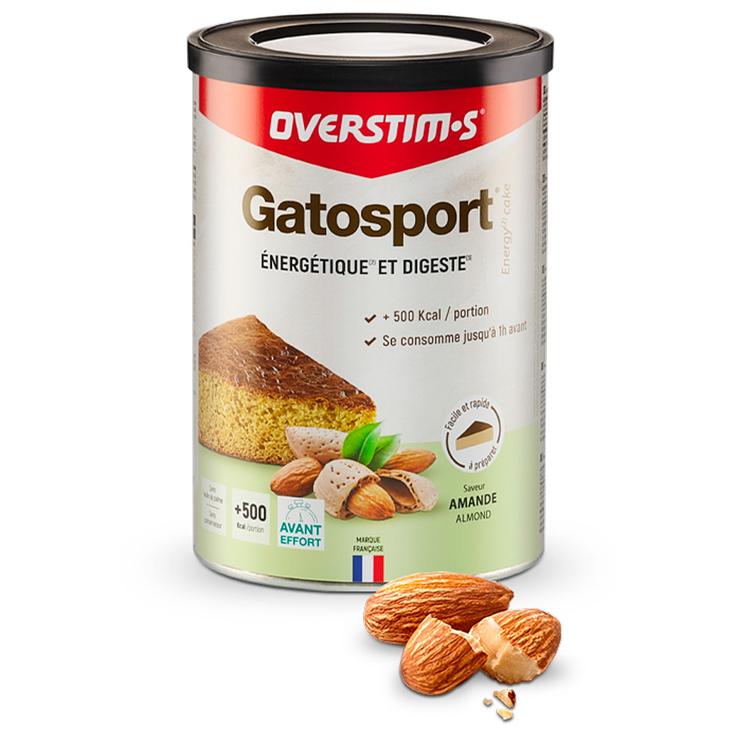 Overstims Torta Gatosport 400 g. Amande Presentazione