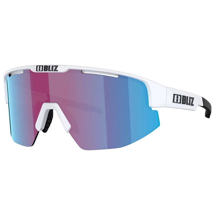 Bliz Sunglasses Matrix Small Matte White Nano Optics Nordic Light Begonia Violet Blue Multi Overview