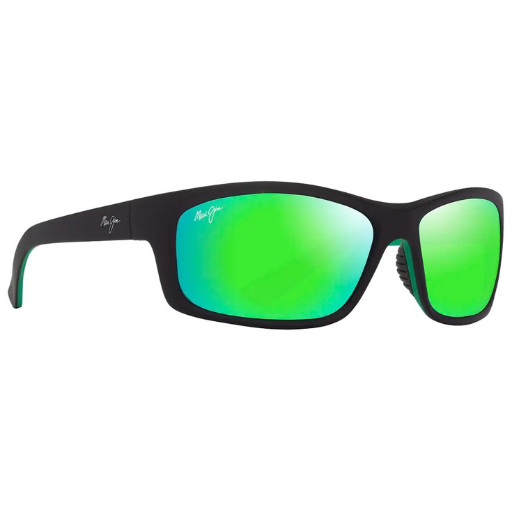 Maui Jim Occhiali da sole Kanaio Coast Noir Mat Vert MauiGreen Minéral Superthin Presentazione
