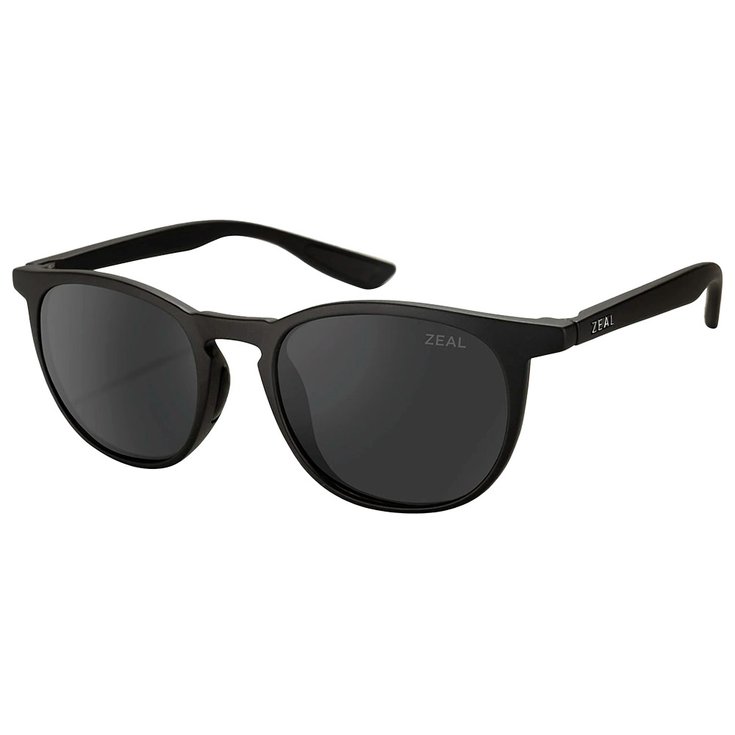 Zeal Lunettes de soleil Juno Matte Black Ellume Polarized Dark Grey Présentation