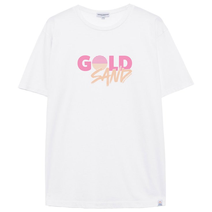 French Disorder T-Shirt Mika Gold Sand White Präsentation
