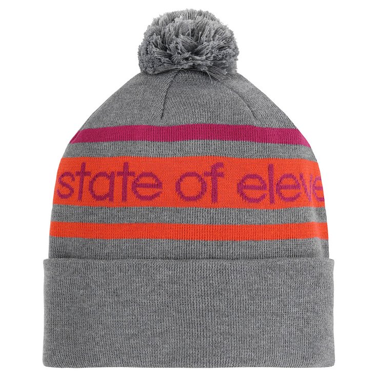 State of Elevenate Mütze People Beanie Grey Melange Präsentation