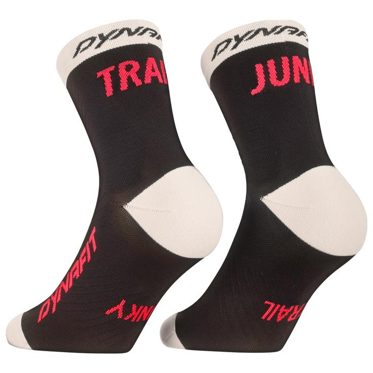 Dynafit Chaussettes Trail Mid Socks Black Out Overcast Présentation