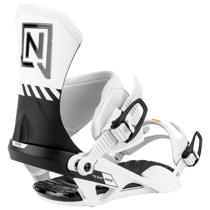 Nitro Binding snow Team Pro White black Voorstelling