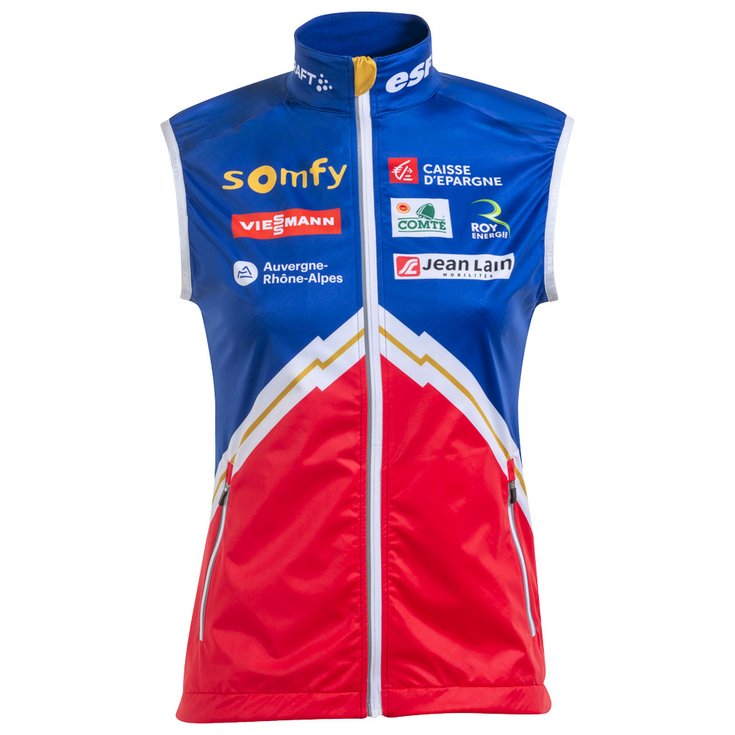 Craft Sleeveless jacket Veste Sans Manche Light FFS 2024 F Bleu-Blanc-Rouge Overview