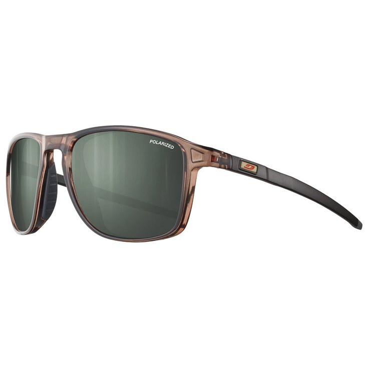 Julbo Occhiali da sole Compass Marron Translucide Brillant Vert Army Foncé Spectron 3 Polarized Presentazione