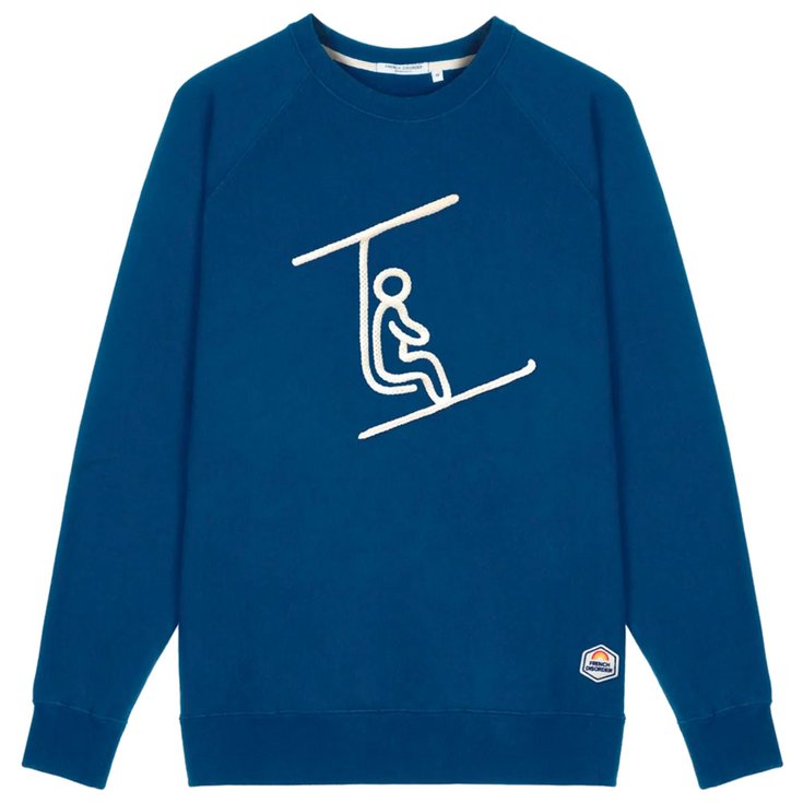French Disorder Sweatshirt Clyde Telesiege State Blue Overview