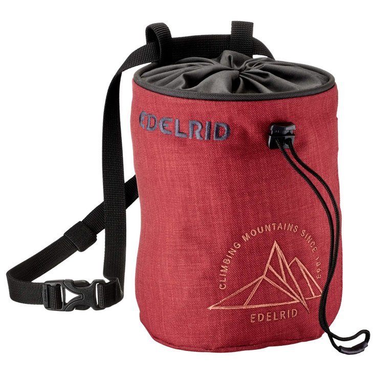 Edelrid Sacche portamagnesite Chalk Bag Rodeo Large Vinered Presentazione