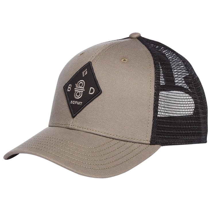Black Diamond Casquettes Bd Trucker Hat Dark Flatiron-Black Présentation