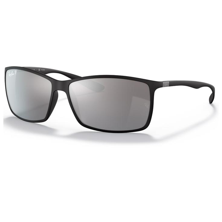 Ray Ban Zonnebrillen RB4179 Liteforce Tech Matte Black Silver Gradient Mirror Polar Voorstelling