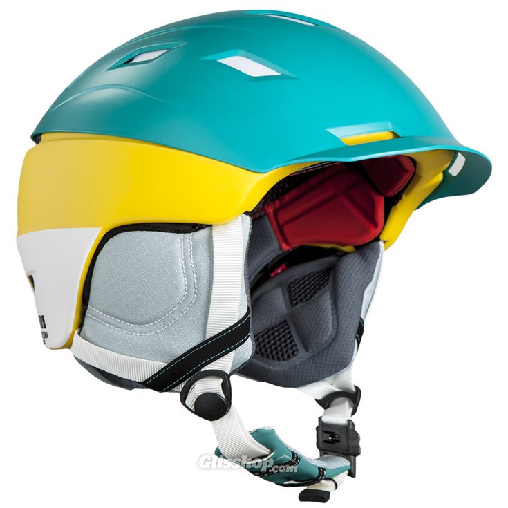 Marker Helmet Ampire OTIS 3block Aqua Yellow Ampire OTIS 3block Aqua Yellow 01