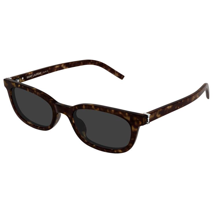Saint Laurent Sonnenbrille SL M160 002 Dark Havana Grey Präsentation