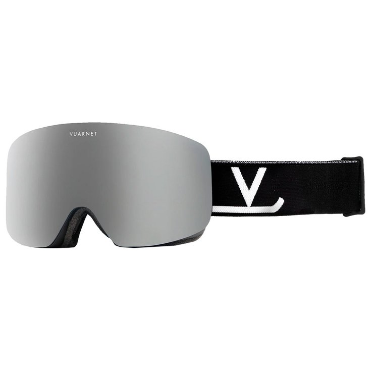 Vuarnet Skibrillen Mont Blanc Large Noir Grey Silver Flash + Orange Voorstelling