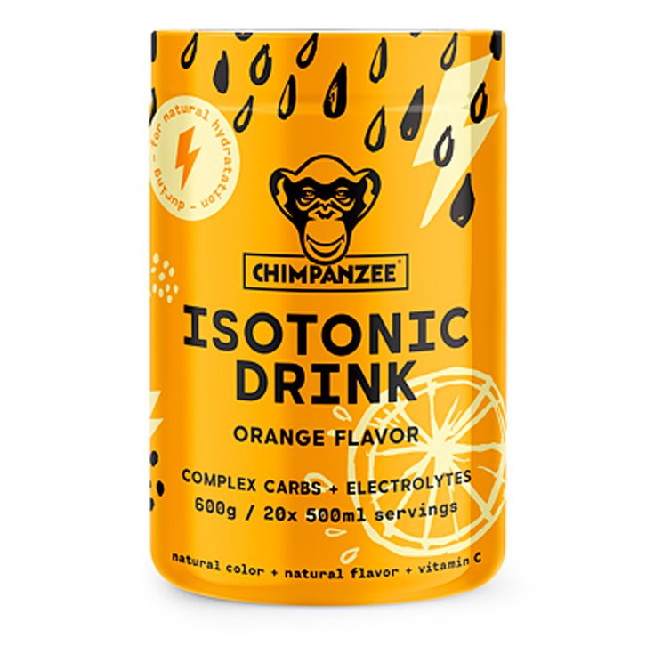 Chimpanzee Boisson Isotonic Drinks Orange 600G Présentation