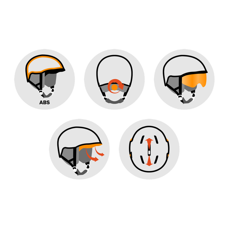 Atomic Savor Visor Stereo Black Blue Stereo 