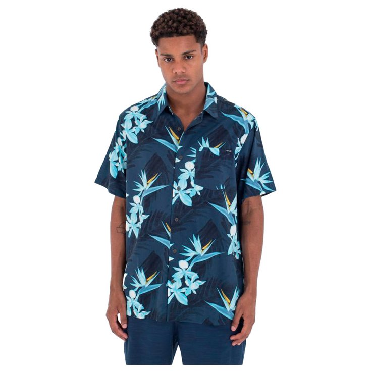 Hurley Shirt Rincon Short Sleeve Armored Navy Overview