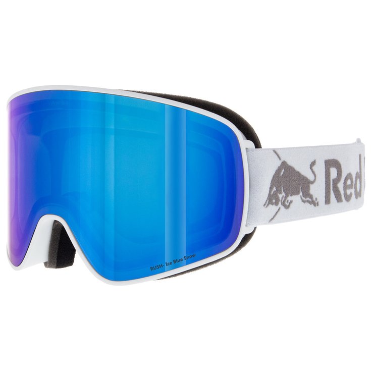 Red Bull Spect Skibrille Rush Matt White Red Dusk Blue Mirror Präsentation