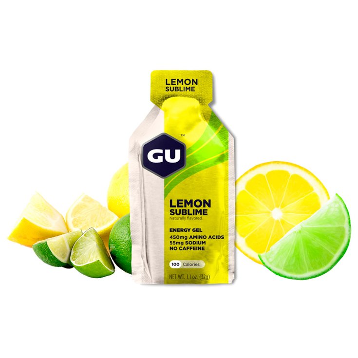 GU Energy Gel Energétique Gel Energy Lemon Sublime (Citron Intense) Présentation