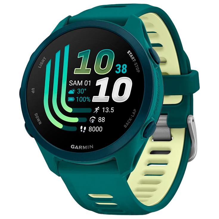 Garmin GPS watch Forerunner 170 Music Vert Canard Overview