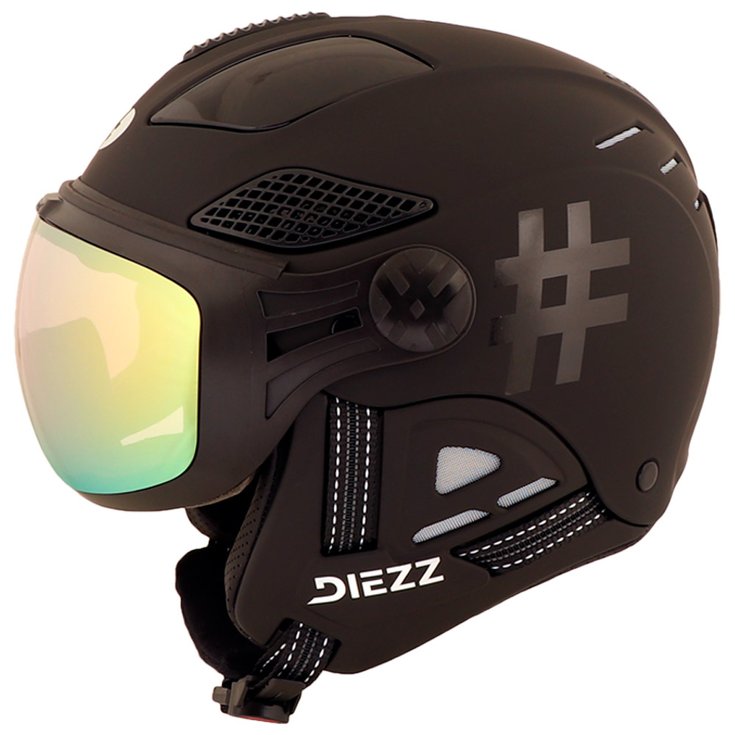 Diezz Visor Helm Louna II Tempo Black To Black Voorstelling