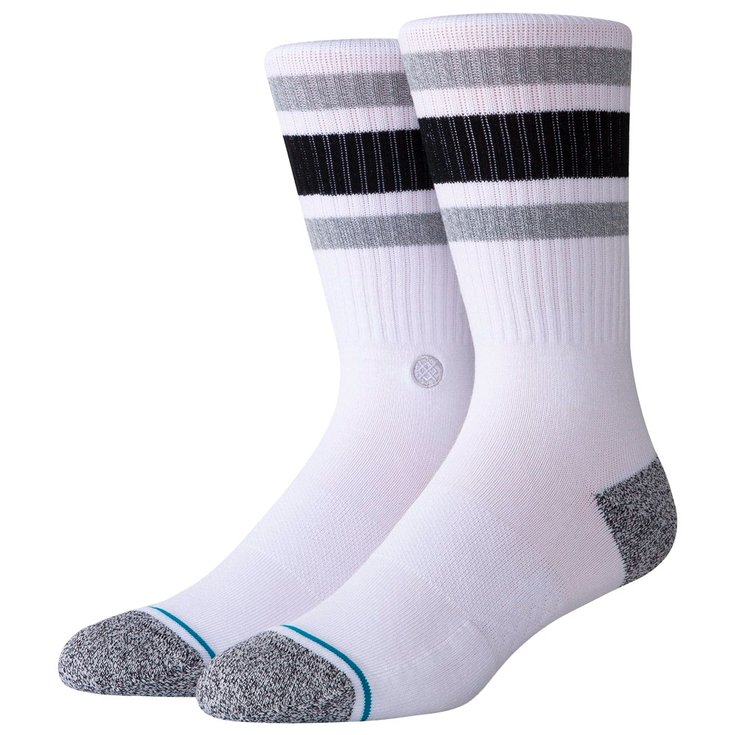 Stance Chaussettes Stripes Socks Boyd St White Presentazione