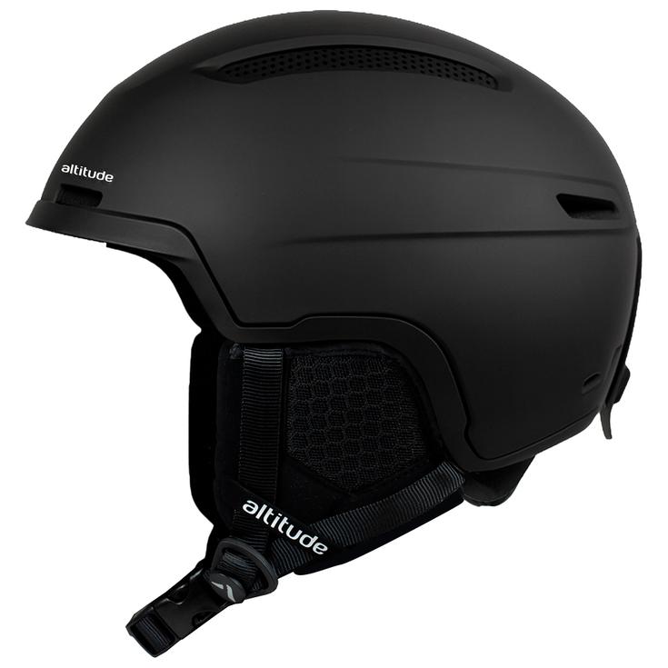 Altitude Eyewear Casque de ski avec visière Ember Vision Matt Black Silver Flash 