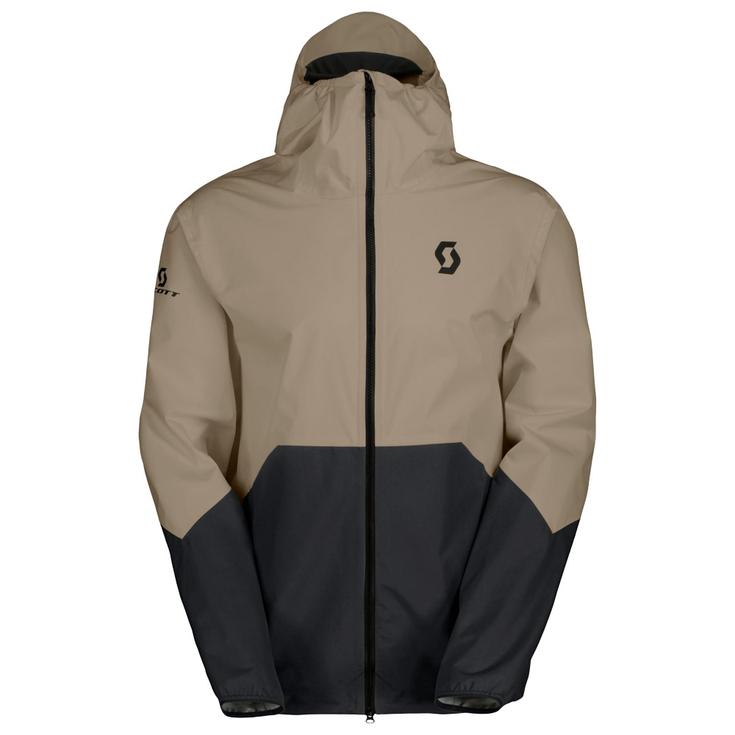 Scott Veste de rando Jacket M's Explorair Light Dry 2.5 Toast Beige Black Présentation