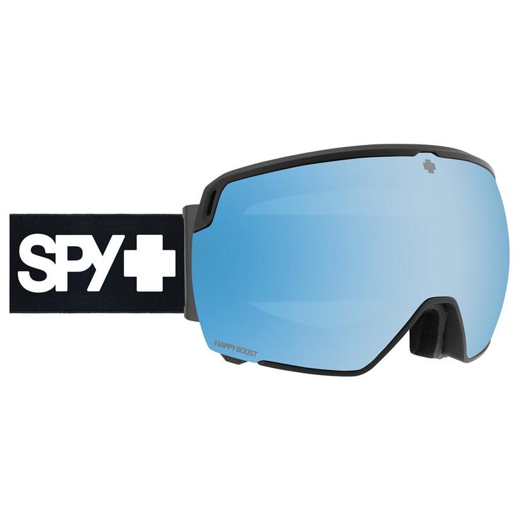 Spy Skibrille Waypoint Everblack Happy Boost Ice Blue Mirror + Happy Boost Low Light Coral Präsentation