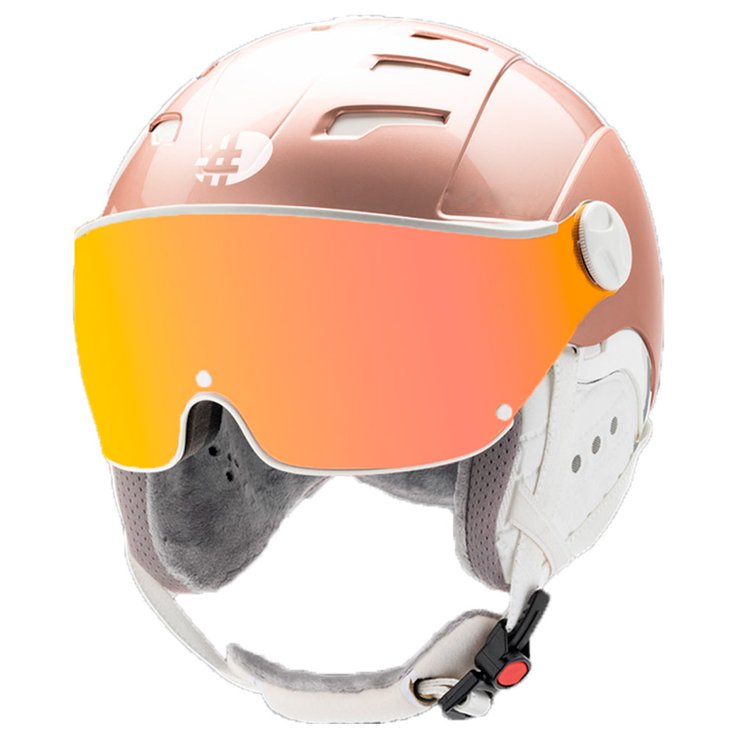 Diezz Skihelm mit Visier Venus Visor Proseco Activlux Multilayer Red Präsentation