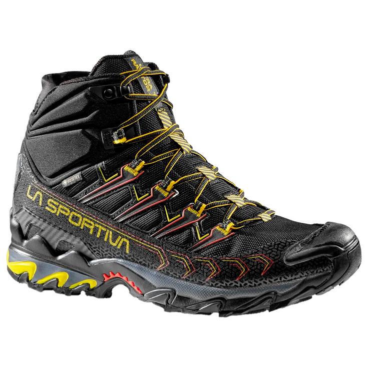 La Sportiva Chaussures de randonnée Ultra Raptor II Mid Gore-Tex Black Yellow Présentation