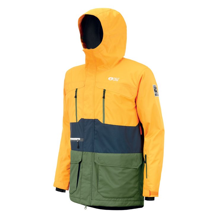 Picture Ski Jacket Pure Yellow Dark Blue Overview