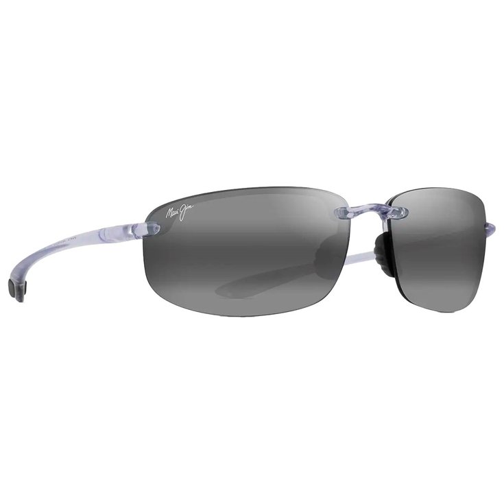 Maui Jim Sonnenbrille Hookipa Shiny Crystal Neutral Grey MauiPure Präsentation