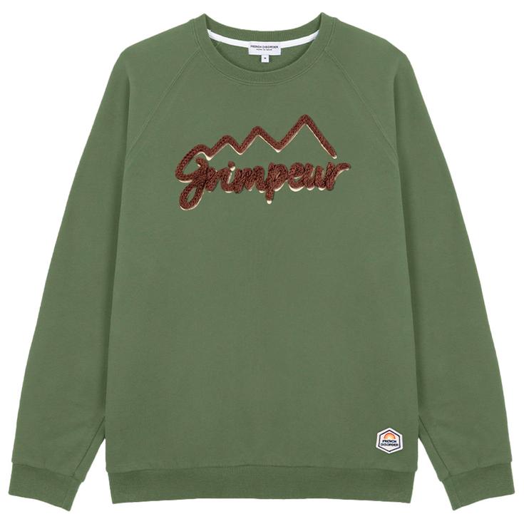 French Disorder Sudadera Clyde Grimpeur Tricotin Khaki Presentación