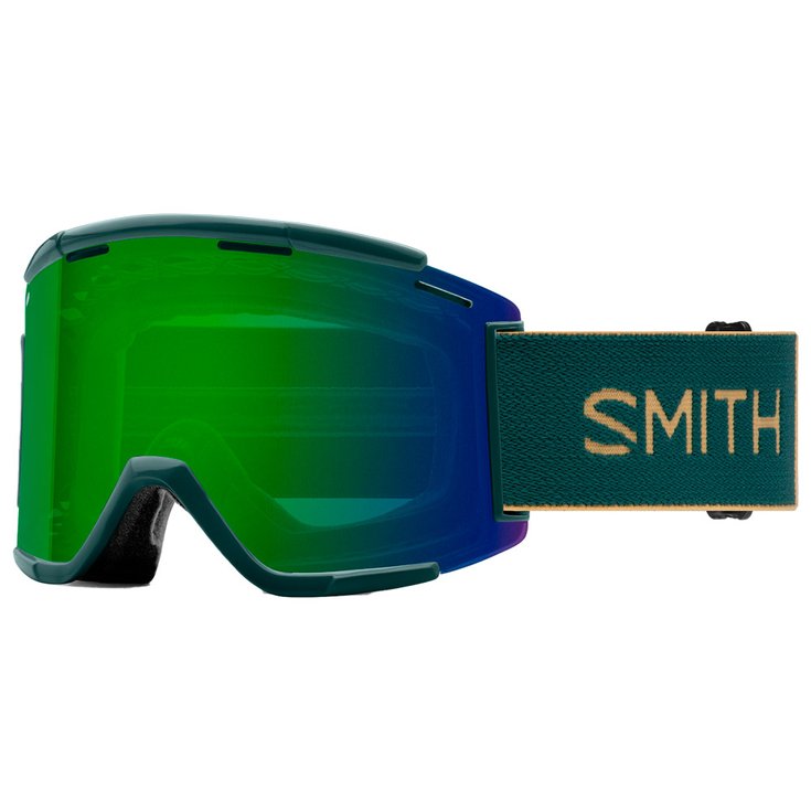 Smith Terreinfiets bril Squad MTB XL Spruce/Safari - ChromaPop Everyday Green Mirror Voorstelling