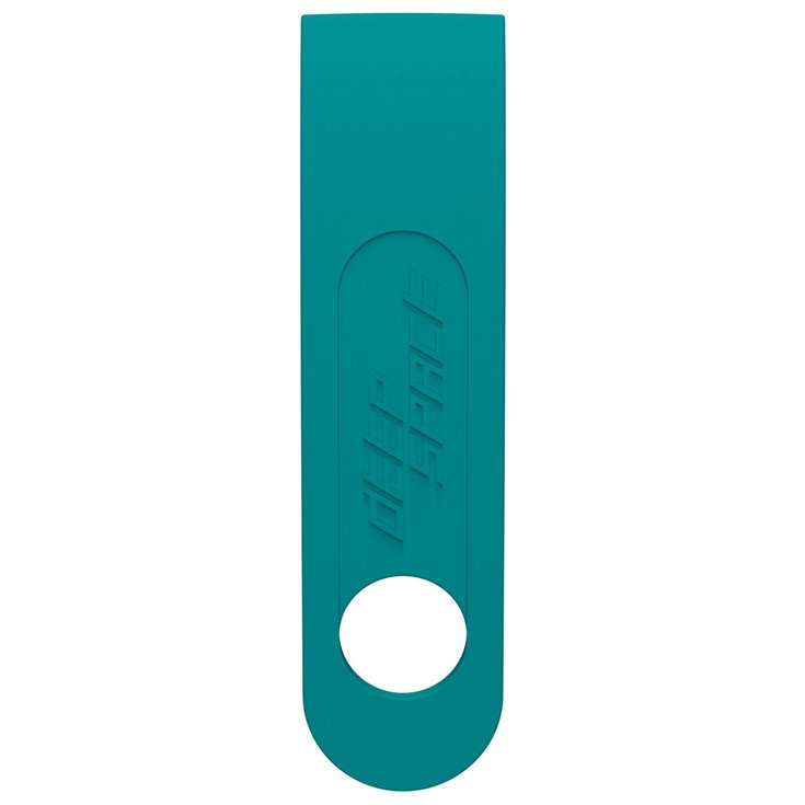 Flaxta Helm Deep Space Silicone Goggle Clip Teal Präsentation