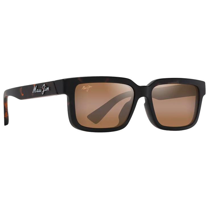 Maui Jim Sonnenbrille Hiapo Asian Fit Matte Dark Havana Hcl Bronze MauiPure Präsentation