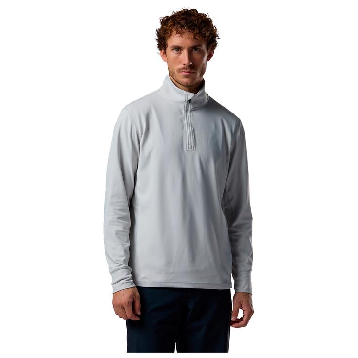 Rossignol Mid Layer Stretch Half Zip Light Grey 