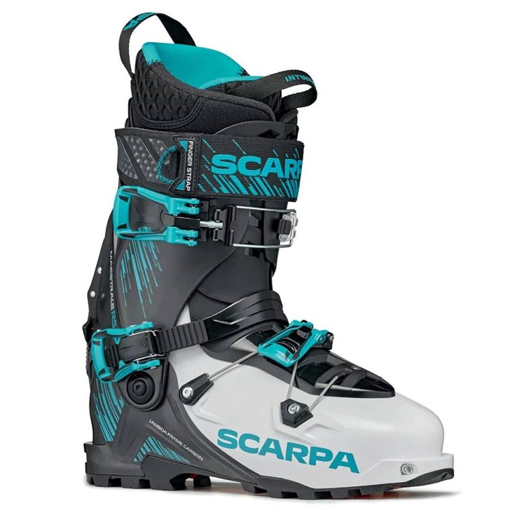 Scarpa Touring ski boot Maestrale Rs White Black Azure Overview
