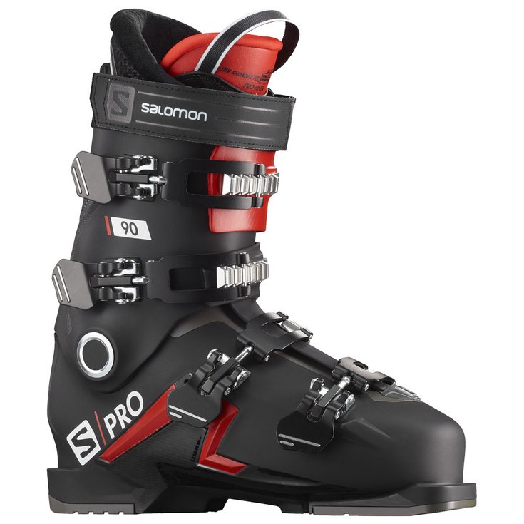 Salomon Botas de esquí S/pro 90 Black Red Belluga Presentación