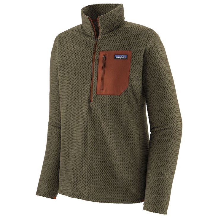 Patagonia R1 Air Zip Neck Basin Green 