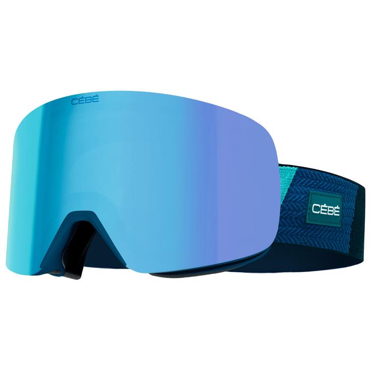 Cebe Skibrille Striker 2 L Heritage Blue Dark Grey Revo Flash Blue Präsentation
