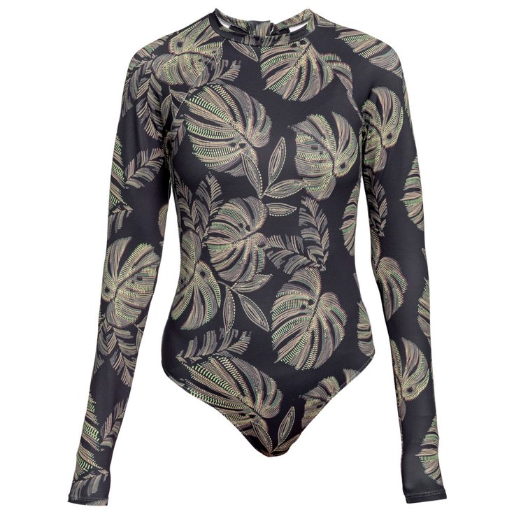 Roxy Badeanzug Pro The Overhead - Maillot de bain une pièce Anthracite The Palms Wetsuit Präsentation
